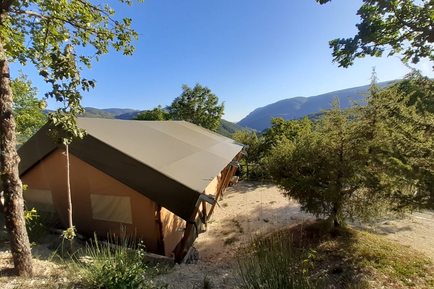 Tenda Glamping 4 posti- vista esterna